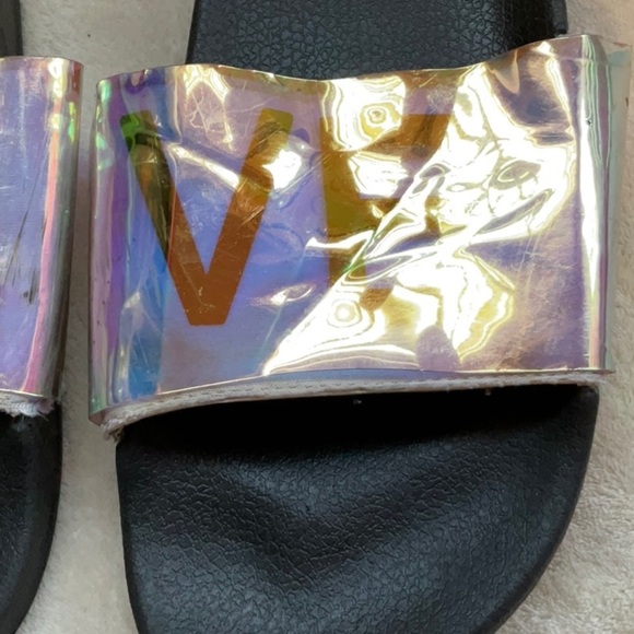 Iridescent Slide Sandals - Picture 3 of 6